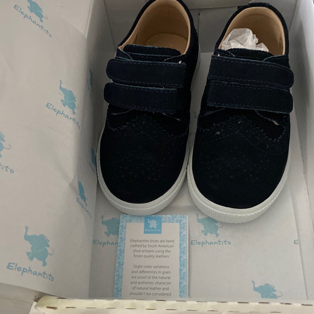 Elephantito JJ OXFORD BLUE US 8 EU 24 new in box toddler boy or girl